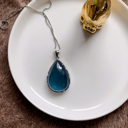 ネックレストップ アクアマリン 楽天市場】【高品質】アクアマリン ドロップ ペンダントトップ