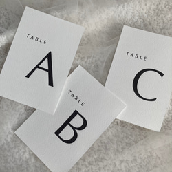 ˗ˋˏ 何枚選んでも600円 ˎˊ˗ テーブルナンバー 2枚目の画像