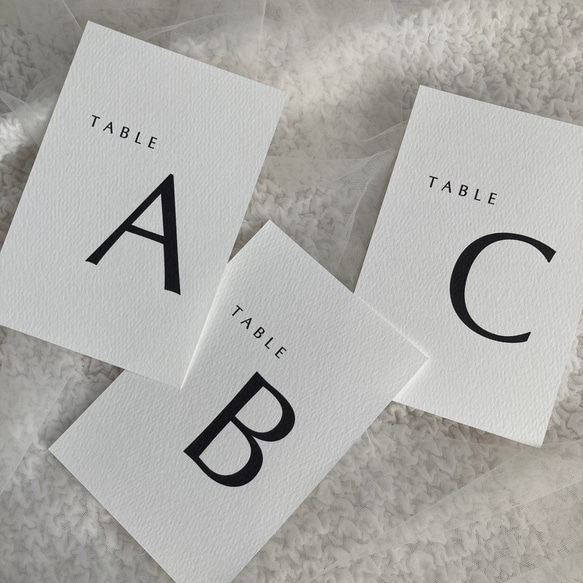 ˗ˋˏ 何枚選んでも600円 ˎˊ˗ テーブルナンバー 2枚目の画像