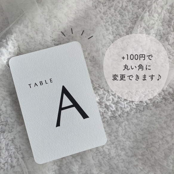 ˗ˋˏ 何枚選んでも600円 ˎˊ˗ テーブルナンバー 4枚目の画像