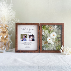 ドライフラワーのメッセージスタンド（ナチュラルA）ボードアレンジ