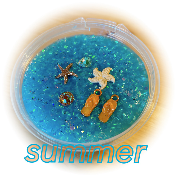 summer ハンドメイドスライム おもちゃ・人形 きなこもち 通販