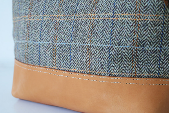 ★限量2件！ ★超人氣！手工製作的扣環皮革兩用單肩包。 第8張的照片