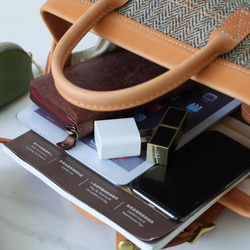 ★限量2件！ ★超人氣！手工製作的扣環皮革兩用單肩包。 第14張的照片