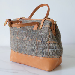 ★限量2件！ ★超人氣！手工製作的扣環皮革兩用單肩包。 第11張的照片