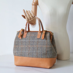 ★限量2件！ ★超人氣！手工製作的扣環皮革兩用單肩包。 第15張的照片