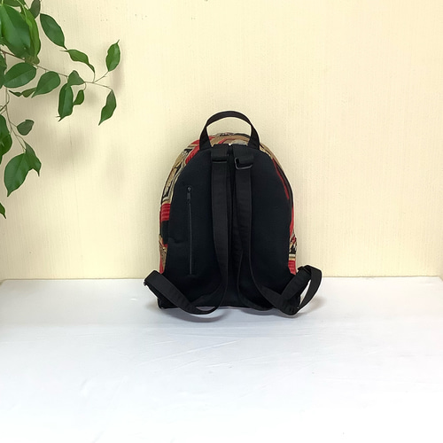 一点もの】リメイク帯 上品な着物のリュック／C8 リュック