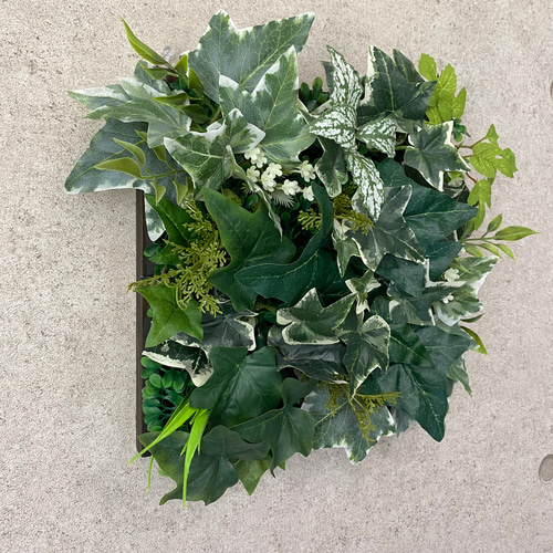 受注制作］☆光触媒加工ウォールグリーン スクエアパネル［№73