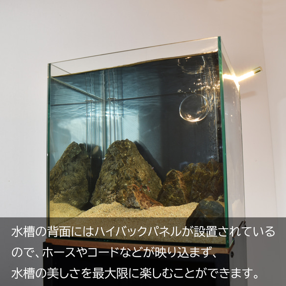 小型水槽にぴったり合う水槽台 / Teto テト / GEX ジェックス 水槽 30×30×30cm / 水槽 水槽台 3枚目の画像