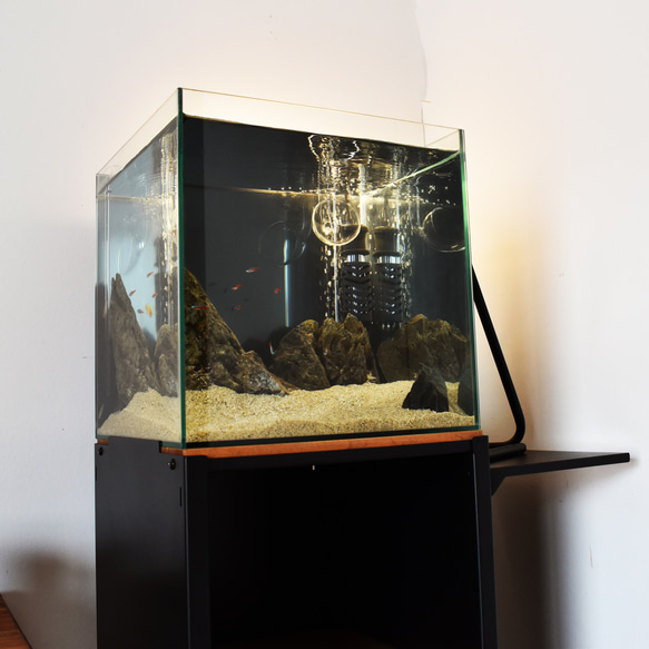 小型水槽にぴったり合う水槽台 / Teto テト / GEX ジェックス 水槽 30×30×30cm / 水槽 水槽台 15枚目の画像