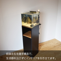 小型水槽にぴったり合う水槽台 / Teto テト / GEX ジェックス 水槽 30×30×30cm / 水槽 水槽台 2枚目の画像