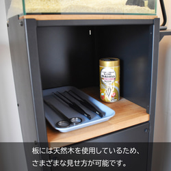 小型水槽にぴったり合う水槽台 / Teto テト / GEX ジェックス 水槽 30×30×30cm / 水槽 水槽台 10枚目の画像