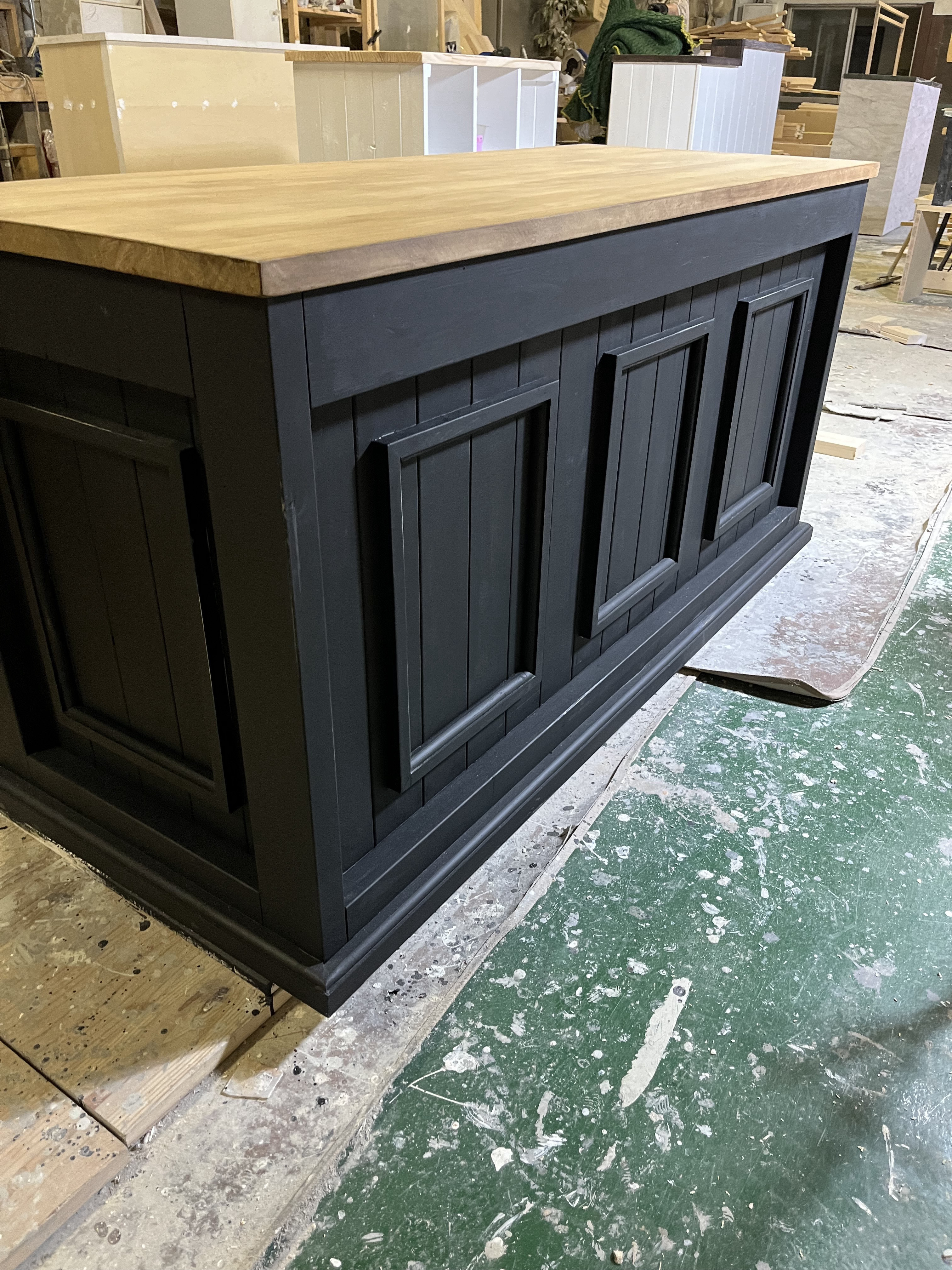 【フラット】カウンター　レジ　意匠　収納　扉付　幅150✖︎高さ75✖︎奥行き55センチ