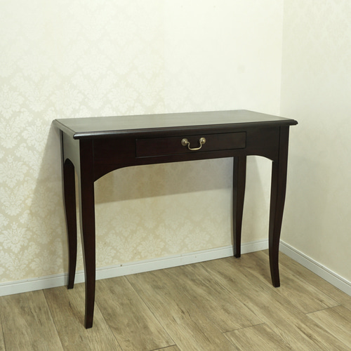 デスク ドレッサー 机 木製 猫脚 キャットレッグ『フレンチコンソール