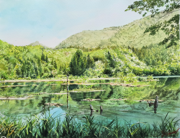 水彩画の風景 ボートと水面の反射 水彩画の風景 ボートと水面の反射 hqdefault.jpg