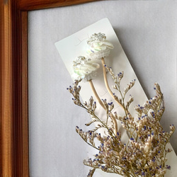 ビーズのボールフラワースティック2本【Maloon No.1-1-3】 6枚目の画像