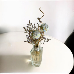 ビーズのボールフラワースティック2本【Maloon No.1-1-3】 10枚目の画像