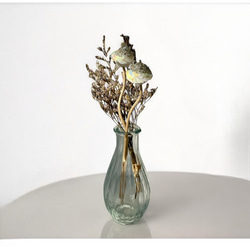 ビーズのボールフラワースティック2本【Maloon No.1-1-3】 9枚目の画像