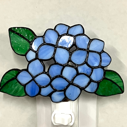 ステンドグラス＊紫陽花のオブジェ ステンドグラス＊紫陽花のオブジェ