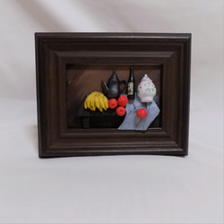 絵画　粘土　額 f043412e796fb3e074281f14b2489e