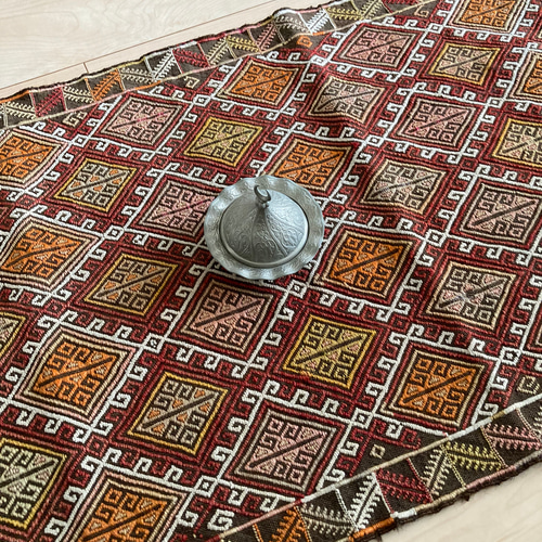 アンティーク キリム シワス トルコ 手織り 草木染め ハンドメイド