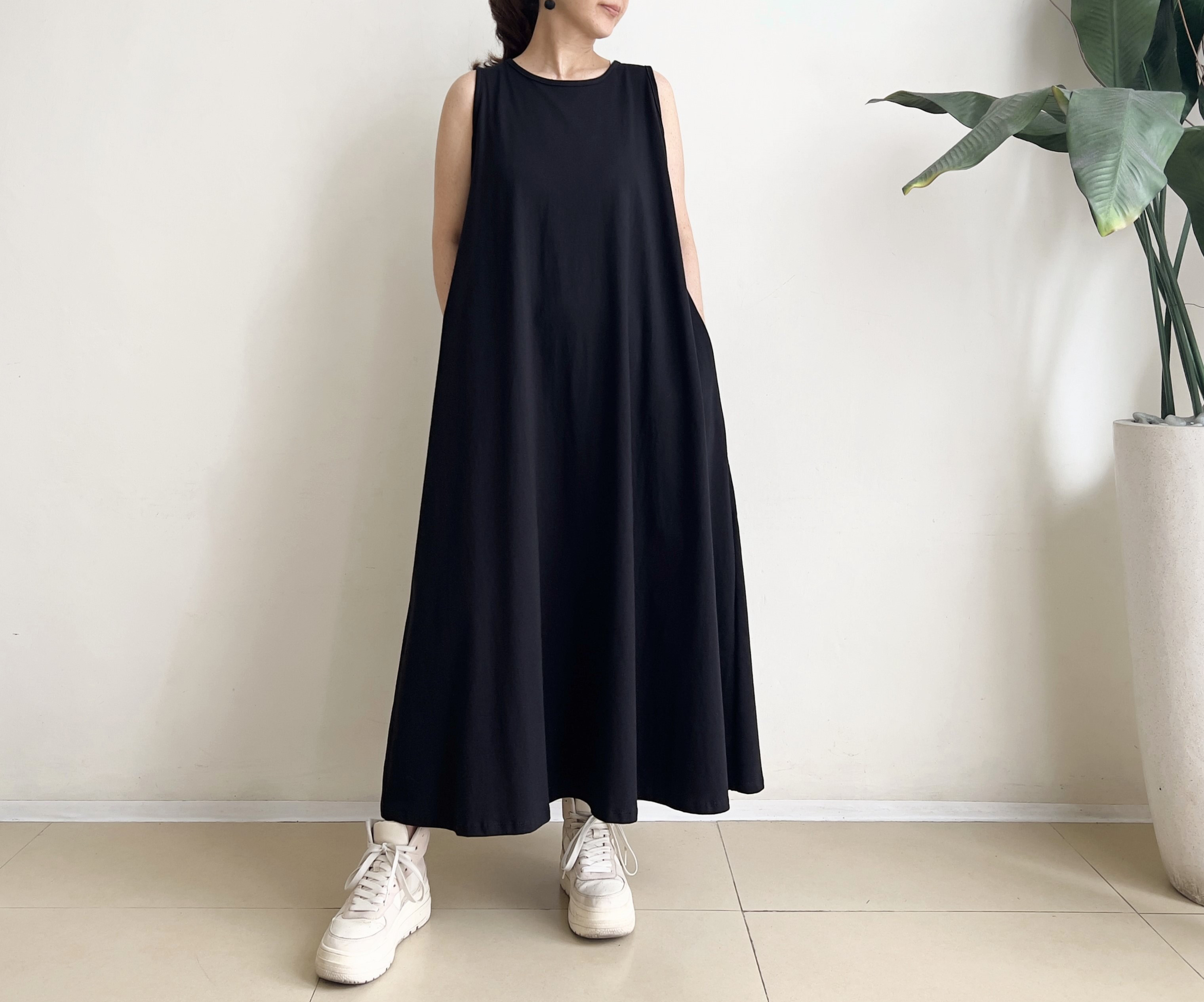 黒のプリーツノースリーブワンピース 楽天市場】【中古】 イッセイミヤケISSEY MIYAKEプリーツ