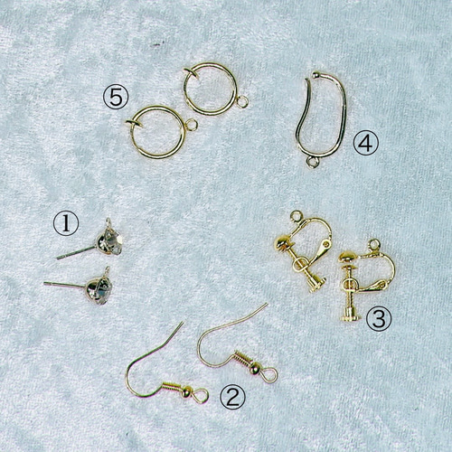 水引の球体ピアス（パーツ選べます） ピアス（スタッド・一粒） 水引