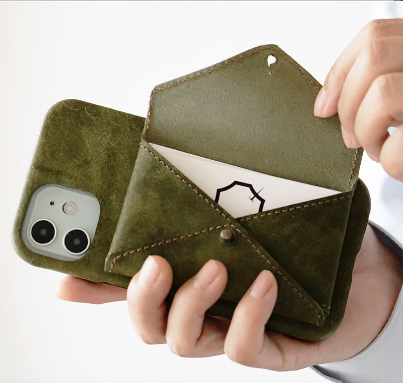 「スマホも財布もこれ一つ カード収納ケース iPhone 17 16 15 14 AIR Pro max ケース 本革