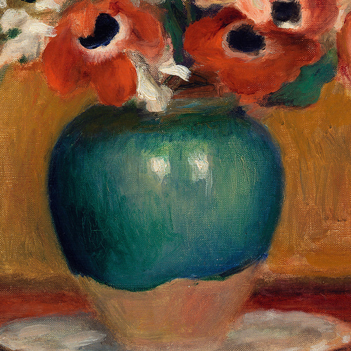 絵画　花　色 日本画作品「茜風」S0号 | 「シナモン」小さなハープと絵画の販売