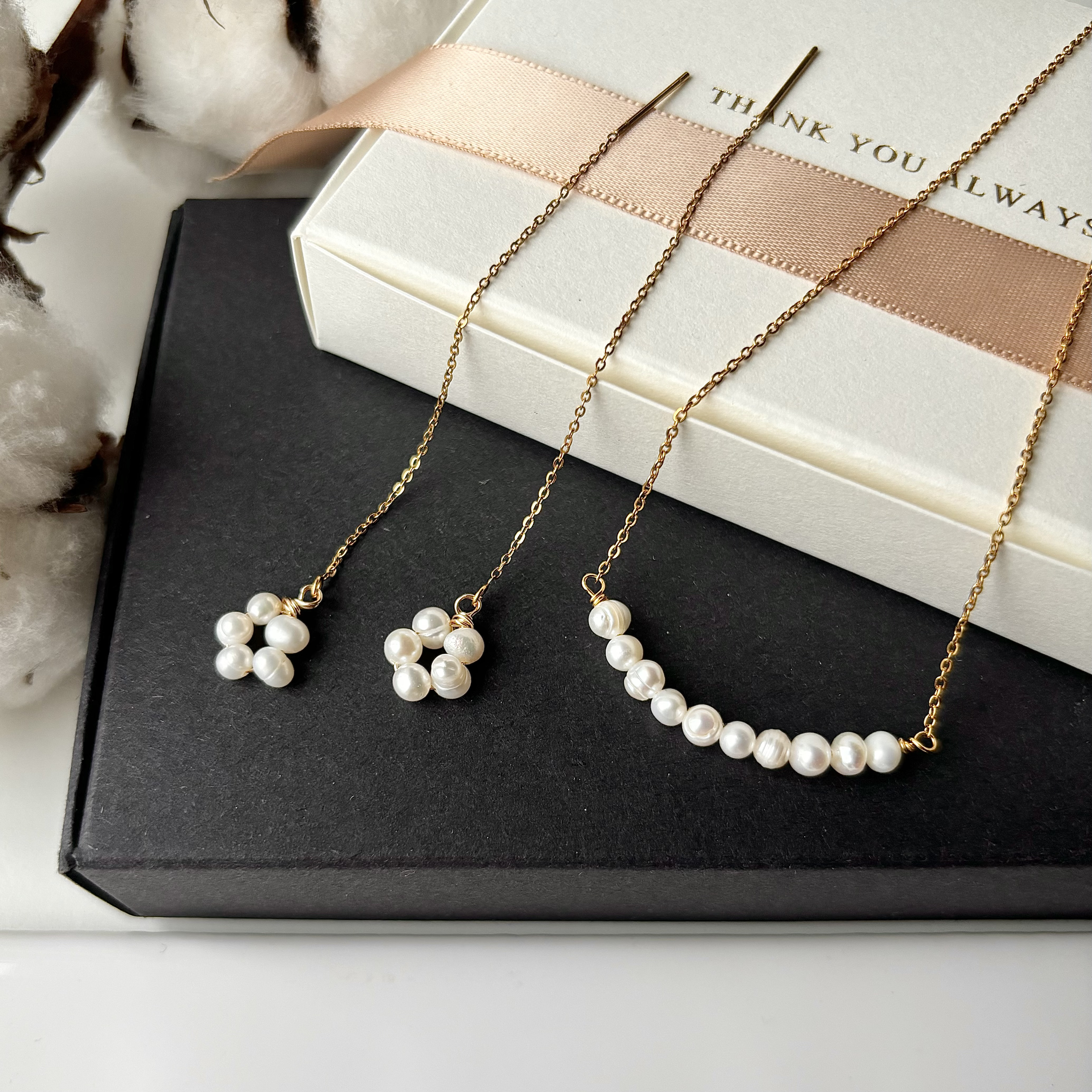 【選べる誕生石SET*｡₊】ネックレスと小花の★アメリカンピアスピアス/イヤリング★送料無料 4,940円