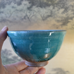 コレクション　　淡い青色の陶器製茶碗 青（ブルー） 茶碗・めし碗 のおすすめ人気通販｜Creema