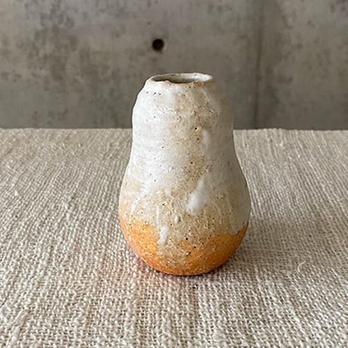 手作りの土釉薬掛け陶器花瓶 手作りの土釉薬掛け陶器花瓶