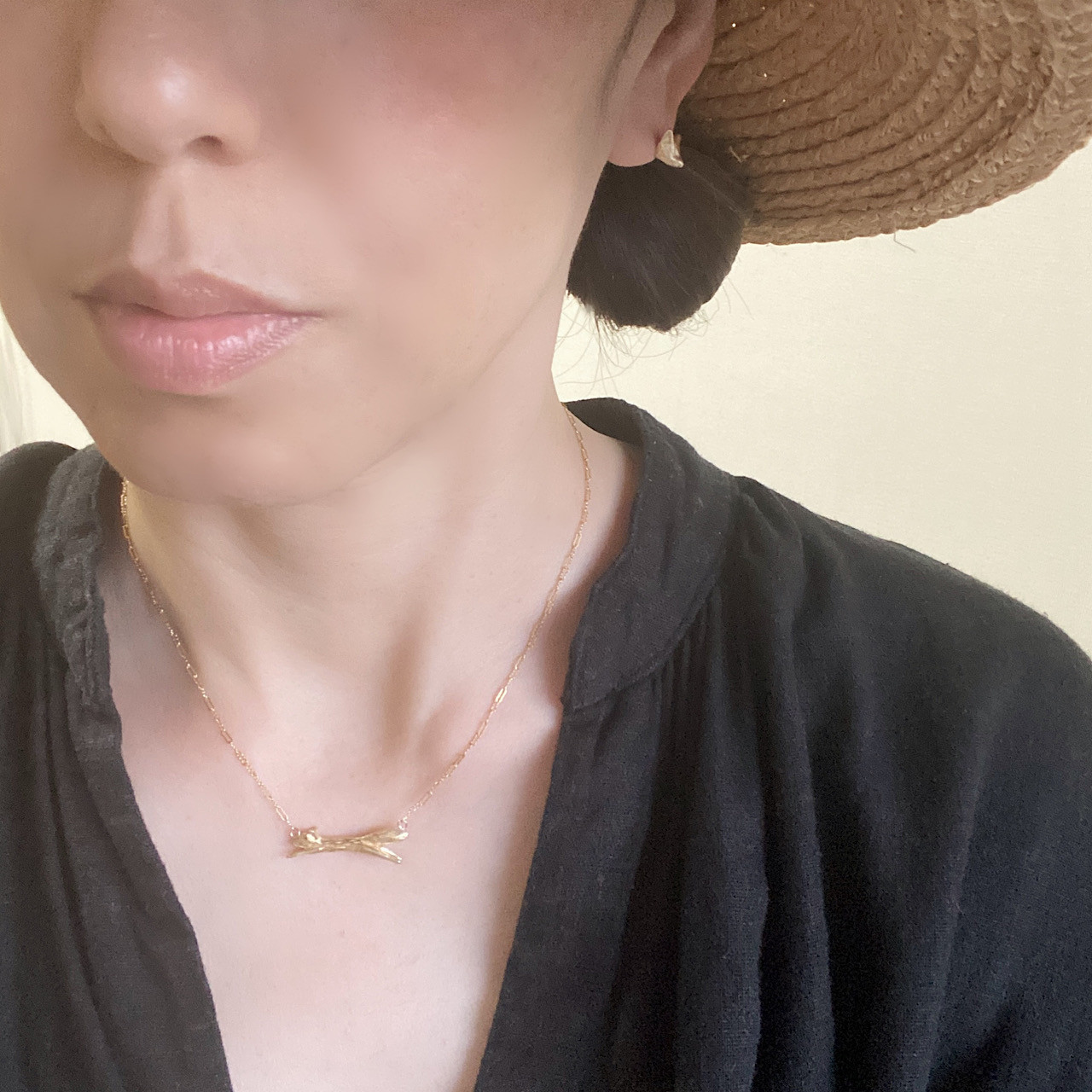 アンティークスタイル　フォックス　ネックレス