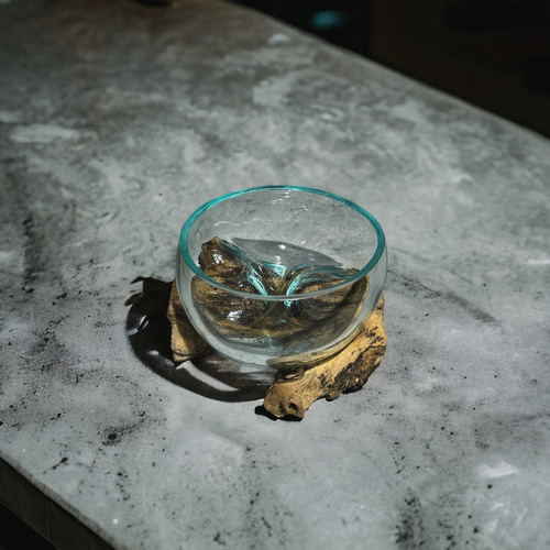 バリ島インテリア雑貨✨ wood glass wide M 流木インテリア 流木