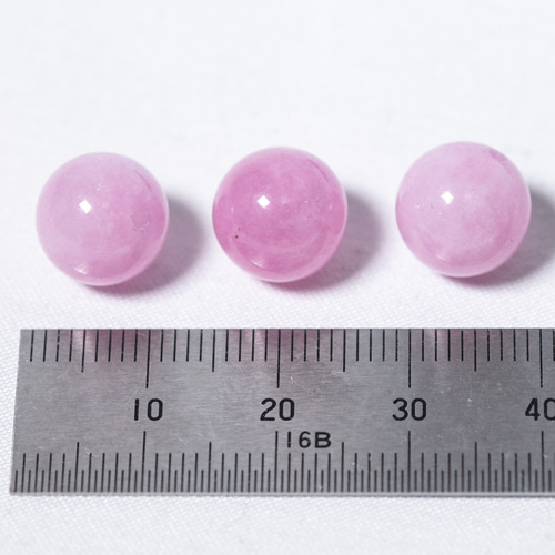 AAA クンツァイト 天然石 10mm 5粒 スフィア・丸玉