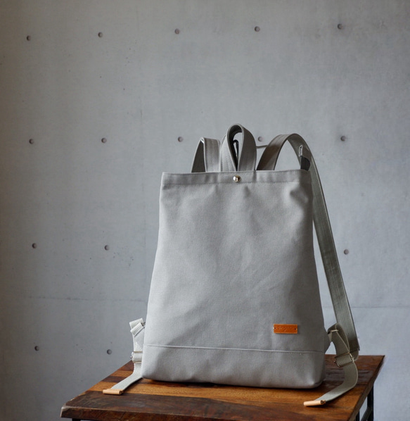 リュックサック 倉敷帆布のハンドメイドリュック【オール倉敷帆布】