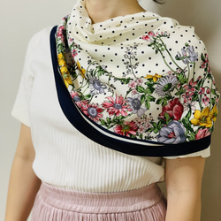 テーブルウェア ナプキン 花柄 スカーフ 4枚セット タペストリー