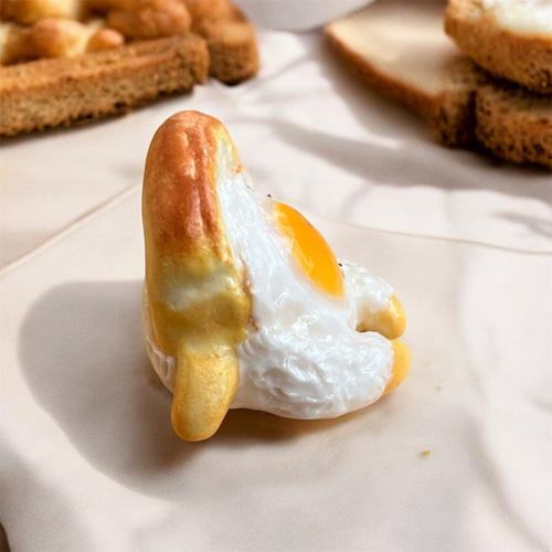 元祖エグパン》 Egg pan♡chu フィギュア 置き物 食品サンプル