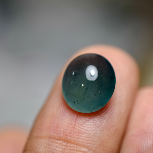 RS7-42 宝石質 深い氷藍緑 天然グアテマラ産 A貨 本翡翠 ルース