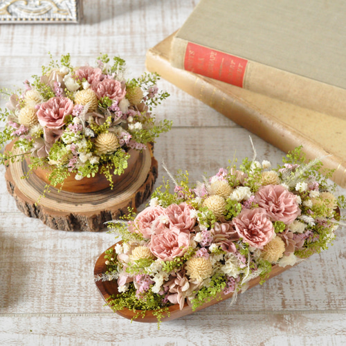 ✽風に優しくゆられる✽レトロピンクのお花たち Ssize【 acacia