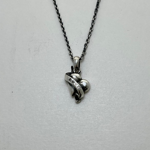 silver925】オールドスクールタトゥー ハートペンダント