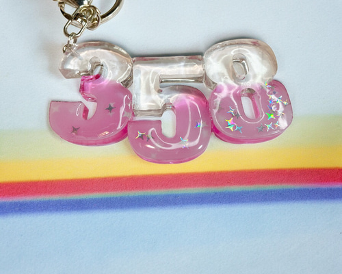 名前ポエム　名前キーホルダー　♡ツンデレ姫♡ 新商品『20周年記念♡名札キーホルダー』第二弾 受注開始