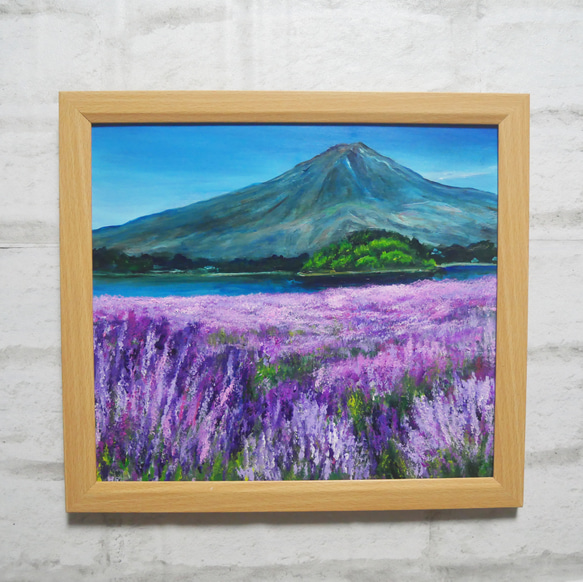 幻想絵画、空飛ぶ画家糸川裕志の水彩画、富士山曼荼羅の一点 痛烈