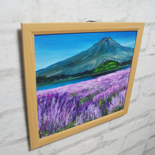 油絵 油彩 油彩画 絵 絵画 【blue flower field】 油絵 油彩 油彩画 絵 絵画 【blue flower field】 - arashi1783