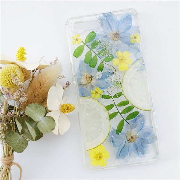 iPhoneX 四角く XS ❁ 花*花garden ❁各種オーダー可