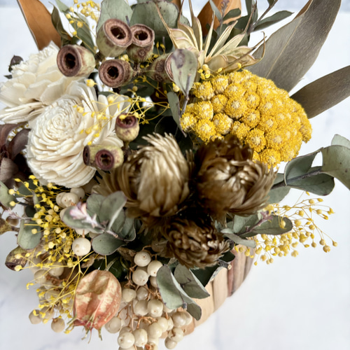 【kan___f様おまとめ】ドライフラワー 第二の人生、花も人も】あたたかみと深みを増して輝くドライフラワーの