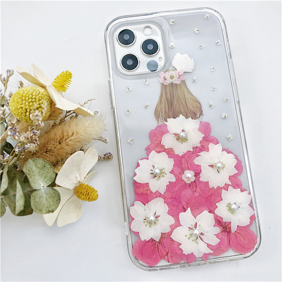 さくら様♡専用 押し花ケース スマホケース オーダー sakura*la さくら