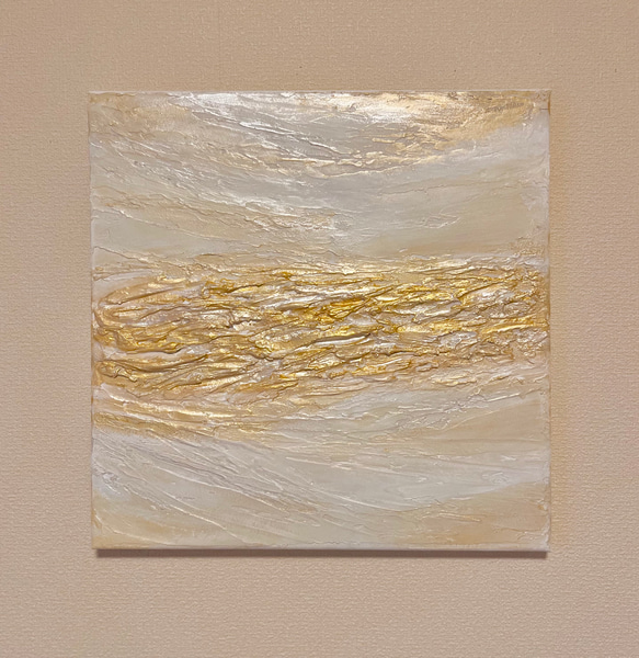 The Hill/抽象画 (S4)/北欧/アート/モダン/ホワイト/白