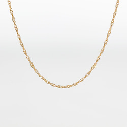 4枚花びらのダイヤモンド0.132ct K10ピンクゴールドネックレス 40cm 10