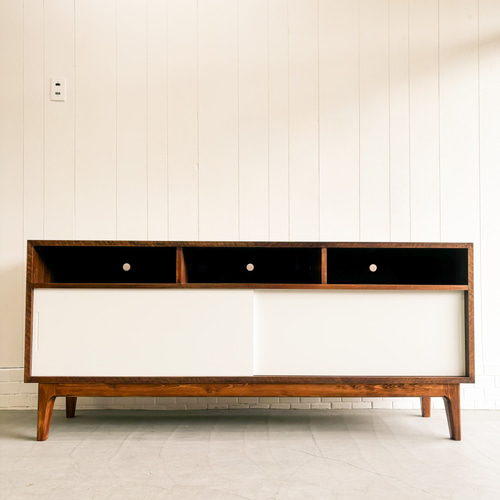 BROWN'S AUDIO BOARD【WHITE】サイズ変更可能 本棚 レコード収納